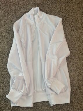 Cherokee Infinity White Scrub Jacket